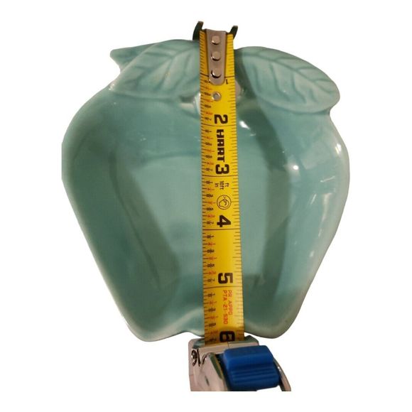 MCM Vintage Hoenig of California Turquoise Apple Chip & Dip Set - Picture 4 of 9